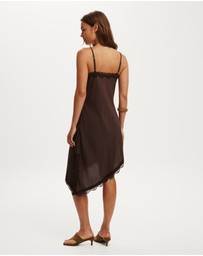Cotton On - Layla Lace Slip Midi Dress