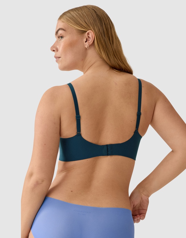 Naturana - Jacquard Lightly-Padded Side Smoothing Wirefree Bra