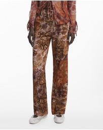 Desigual - Paisley corduroy pants
