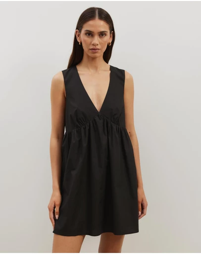 Atmos&Here - Louisa V-Neck Mini Dress
