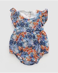 WITH LOVE FOR KIDS - Cotton Muslin Playsuit - Babies