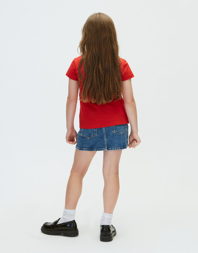 Calvin Klein Jeans - Girls Neckline Embroidered T-Shirt