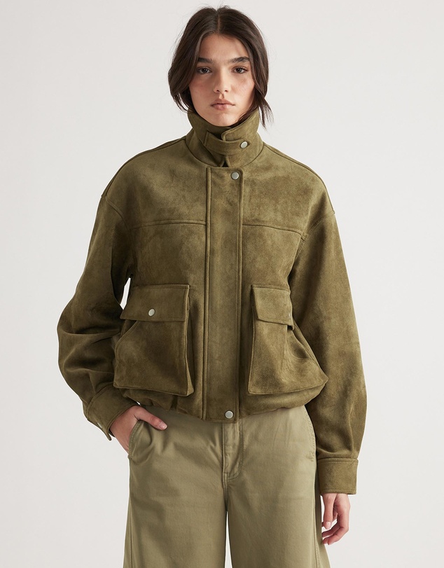 Decjuba - Georgie Faux Suede Jacket