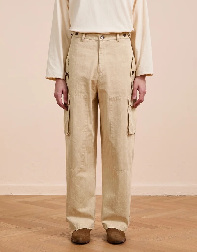 Found - Utility Herringbone Paneled Pants