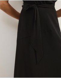 Atmos&Here - Jayde Off Shoulder Midi Dress