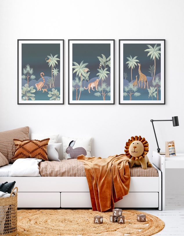 Olive et Oriel - Jungle Cheetah In Midnight