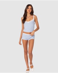 EDIKTED - Mariana Pointelle Micro Shorts