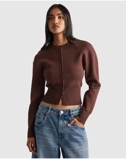 Decjuba - Jordyn Cinched Cardigan