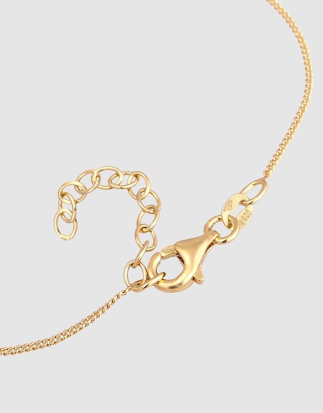 Elli Jewelry - Bracelet Sun 925 Sterling Silver Gold-plated