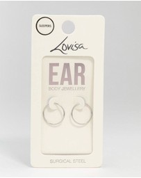 Lovisa - Surgical Steel Sleeper Earrings 14MM