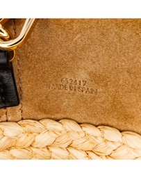 Pre-Loved by Azura Reborn - Pre-Loved loewe Raffia Bucket Bag Leather Trim