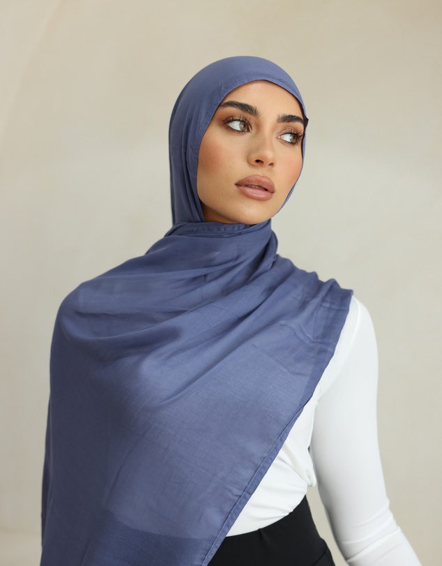 Mod Squad - Double Stitch Hijab- Denim