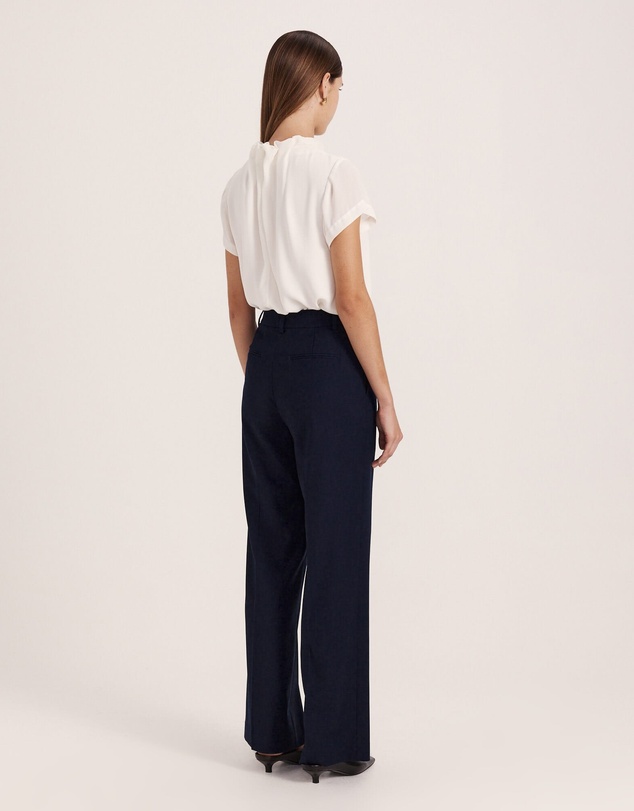 SABA - Willa High Neck Short Sleeve Top