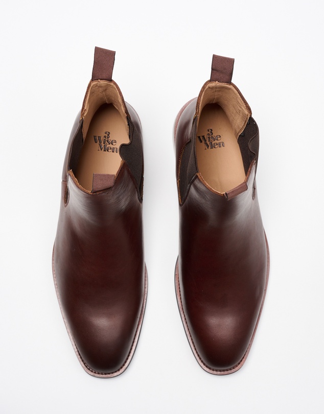 3 Wise Men - 3 Wise Men Mercury Leather Chelsea Boot