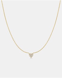 Ania Haie - Ania Haie Gold Pave Heart Necklace