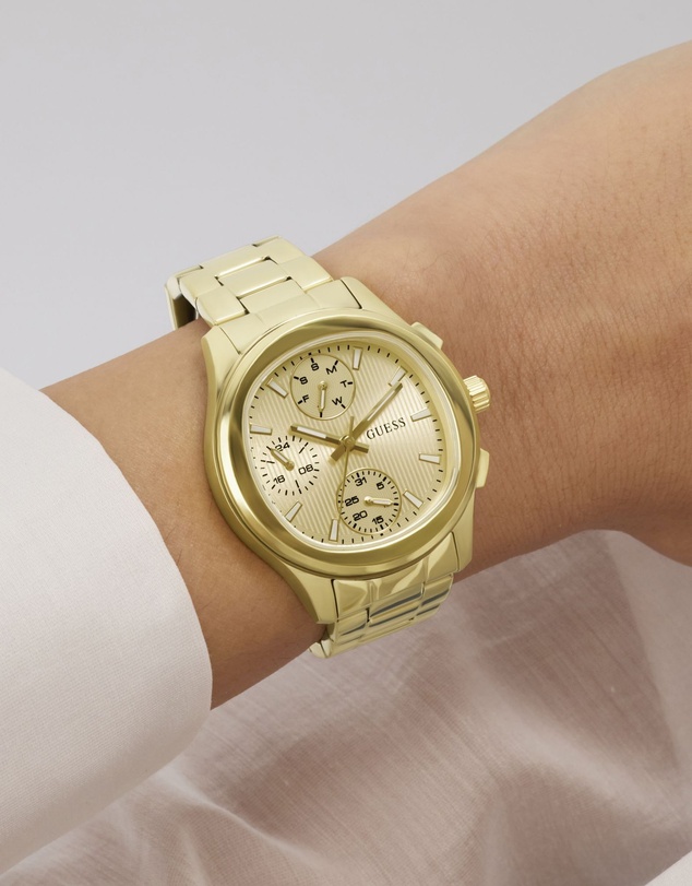GUESS - GUESS Ladies Gold-Tone Multifunction Watch