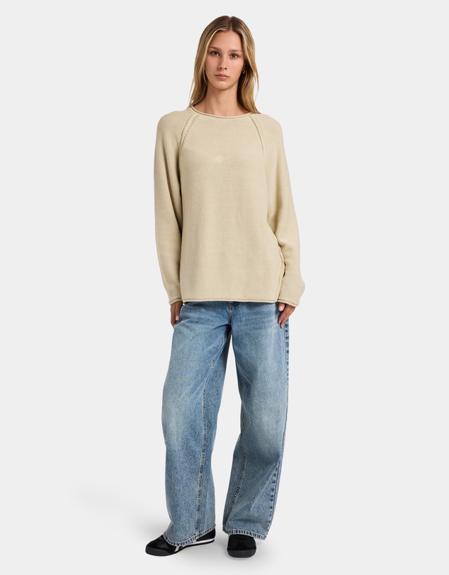 RVCA - Womens Ivy Raglan Crew Neck