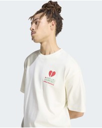 adidas Originals - V-DAY HEART BROKEN CAT GRAPHIC TEE Mens