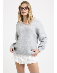 Subtitled - Grace V Neck Knit Jumper