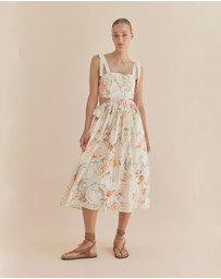 Amelius - Orangerie Sleeveless Midi Dress