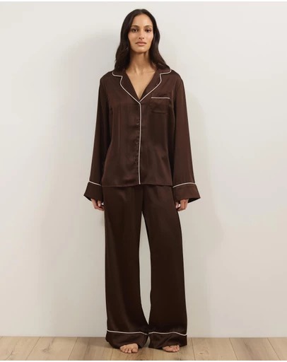 Atmos&Here - Pia Satin Long Sleeve Pyjama Set