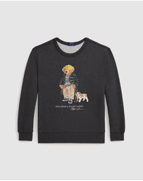 Polo Ralph Lauren - Polo Bear Heathered Fleece Sweatshirt - ICONIC EXCLUSIVE - Teens