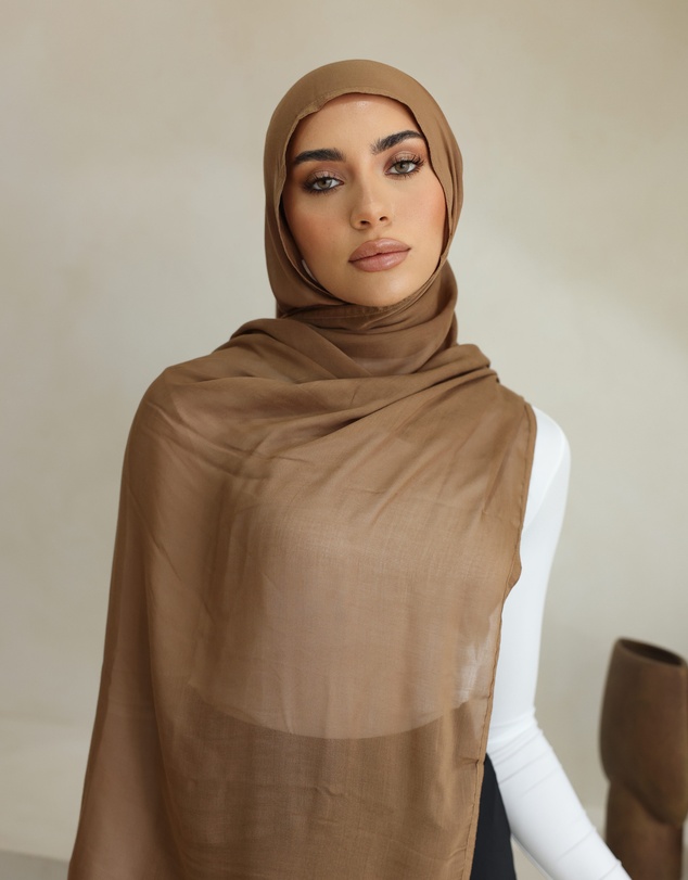 Mod Squad - Double Stitch Hijab- Cinnamon