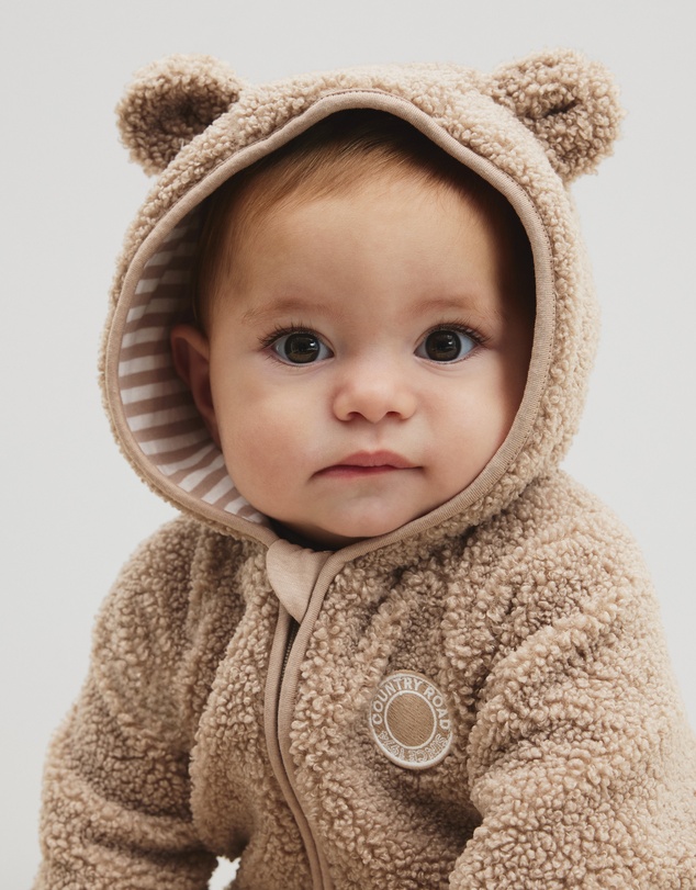 Country Road - Sherpa Hooded Jumpsuit