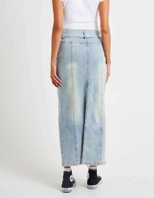 Insight - Kaya Low Belted Maxi Skirt