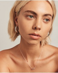 Michael Hill - 25mm Hoop Earrings in Sterling Silver