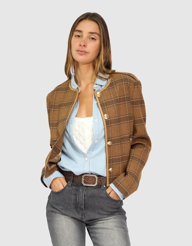 Belle & Bloom - Dynasty Boxy Paisley Jacket