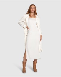 Belle & Bloom - Smoke and Mirror Midi Slip Dress