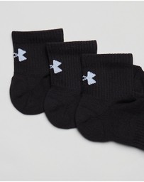 Under Armour - 3-Pack UA Training Cotton Quarter Socks