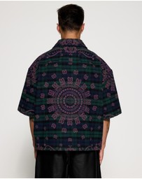 RHUDE - Paisley Flannel Boxy Shirt