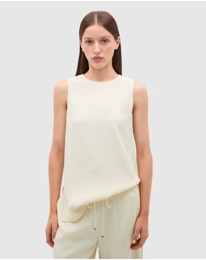 Seed Heritage - Textured Self Stripe Shell Top