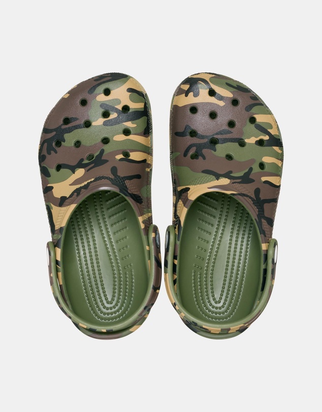 Crocs - Classic Camouflage Clogs - Kids-Teens