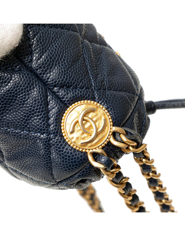 Pre-Loved by Azura Reborn - Pre-Loved chanel Stylish Bucket Bag with Chain Strap for Everyday Essentials