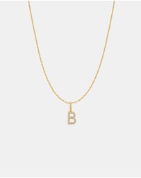 Ania Haie - Ania Haie Gold Letter B Initial Necklace