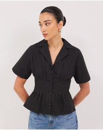 Calli - Liv Tucked Shirt