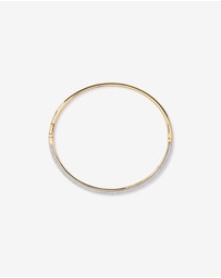 Michael Hill - Pavé Hinge Bangle in 18kt Vermeil