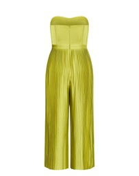 City Chic - Palazzo Pleat Jumpsuit