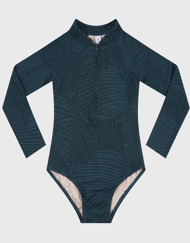 Aqua Blu Kids - Stepping Stones Long Sleeve One Piece - Teens