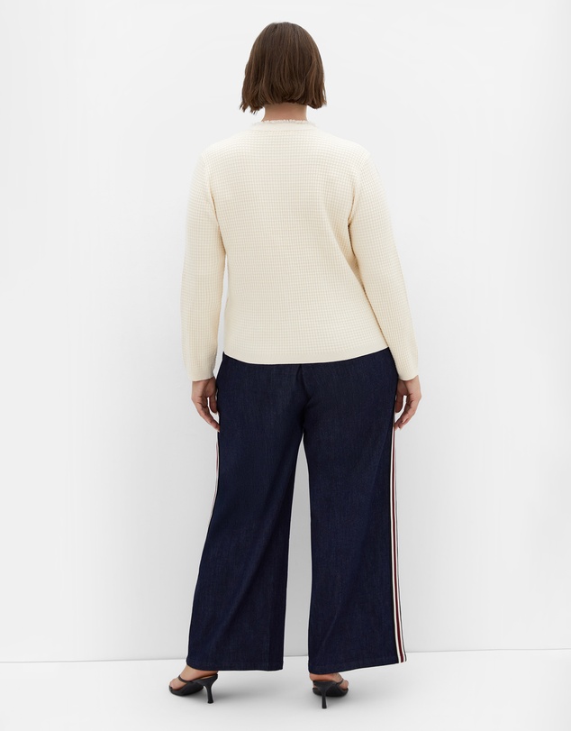 City Chic - Cleo Textured Knit Cardigan
