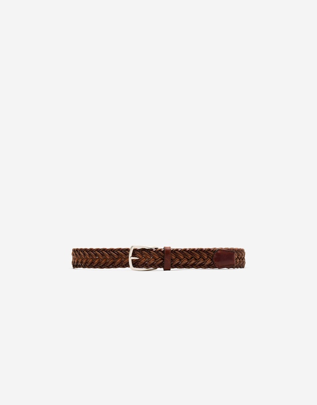 Calibre - Braided Leather Belt Tan Combo