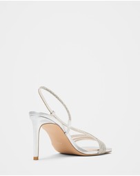 Forever New - Christine Asymmetrical Diamante Strapping Heels