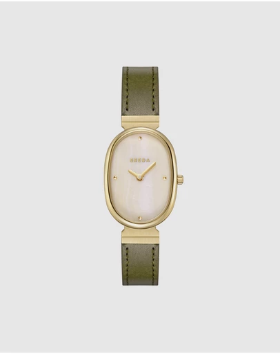 Breda - Jane 1764d Leather Band Watch, 23mm