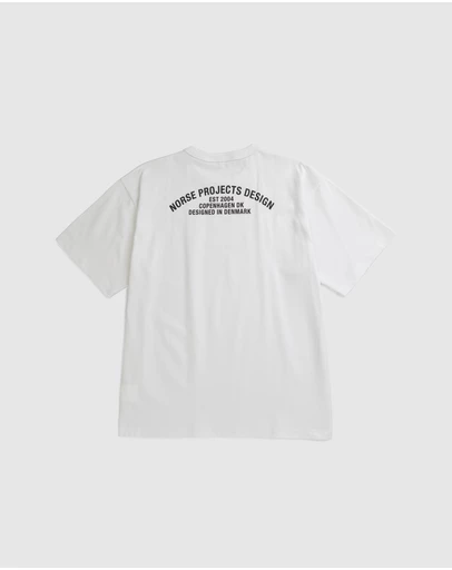 Norse Projects - Snekkersten Organic Arch Print T-Shirt