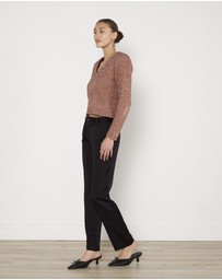 Cirkular - Pre-Loved - Scanlan Theodore Metallic Rose Gold Top