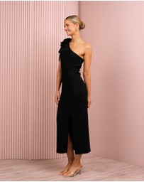 Azzurielle - Charli One Shoulder Midi Dress