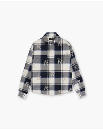 Represent - All Over Initial Flannel Shirt